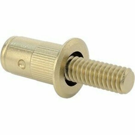 BSC PREFERRED Rivet Studs 8-32 Thread for 0.02-0.08 Material Thickness, 10PK 98075A119